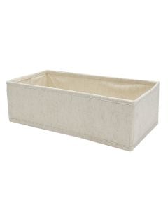 Storage box, fabric, assorted, 32x16xH12 cm
