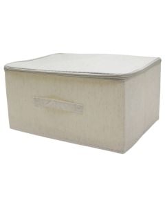 Storage box, fabric, assorted, 40x30xH26 cm