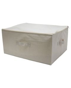 Storage box, fabric, assorted, 50x40xH26 cm