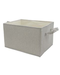 Storage box, fabric, assorted, 40x30xH25 cm