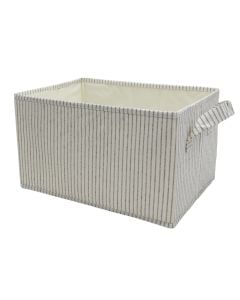 Storage box, fabric, assorted, 35x25xH20 cm