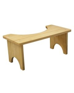 Stol tualeti, bambu, natyrale, 40x20xH17 cm