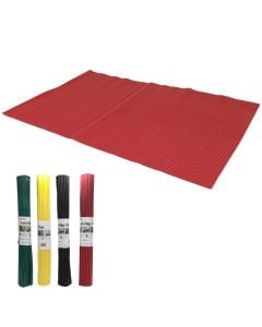 Anti-slip, plastic, white/grey, 65x90 cm