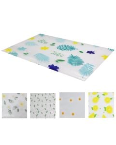 Shtresë kundra rrëshqitjes, set 4 copë, plastike, transparente/e verdhë, 30x45 cm