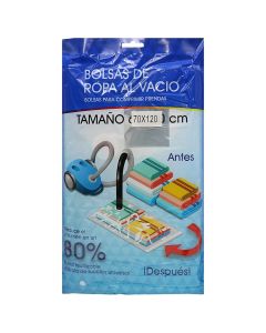 Vacuum packing bag, PVC, clear, 70x120 cm