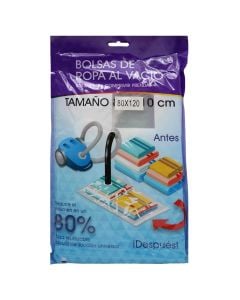 Vacuum packing bag, PVC, clear, 80x120 cm