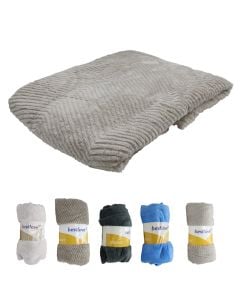 Batanije, poliest&euml;r, kafe/roz&euml;, 180x200 cm