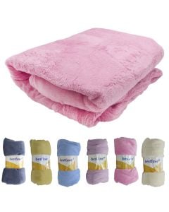 Batanije, poliest&euml;r, kafe/roz&euml;, 200x230 cm