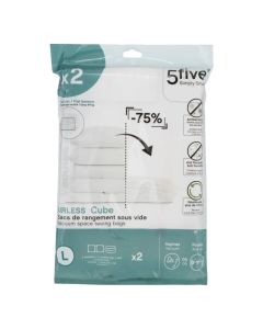 Vacuum packing bag, plastic, transparent, 98.5xH104 cm