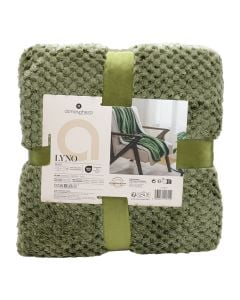 Batanije, poliester, jeshile/ e bardhë, 130x170 cm