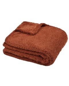 Blanket, 100% polyester, roux, 130x160 cm