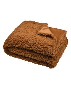 Batanije, 100% poliest&euml;r, kafe e err&euml;t, 130x150 cm