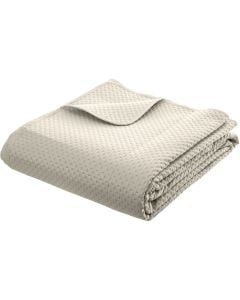 Bedspread Dolce, polyester, light beige, 240x260xH0.5 cm