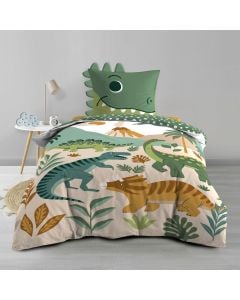 2 pieces bedding set, 100% cotton, multicolor, 140x200 cm
