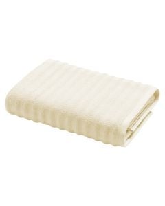 Shower towel, 100% cotton (500g/m2), ivory, 70x130 cm