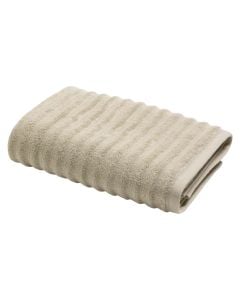 Shower towel, 100% cotton (500g/m2), beige, 70x130 cm