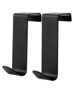 Multifuction hanging hook, metal, black, 2.5x4.8xH7.2 cm