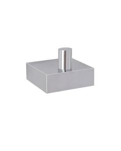 Single robe hook in brass.