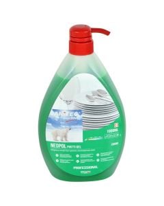 Detergjent pastrimi, "Sanitec", për pjata 1000 ml, limon, 1 copë