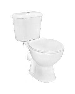 WC, Aqua, wall mounted, porcelain, white, P-trap, 55xH37 cm