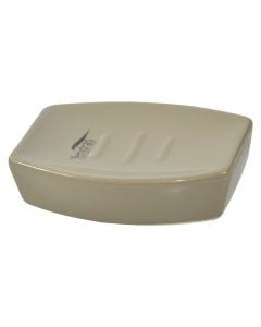 Soap dish LINEA PARIGI, beige porcelain