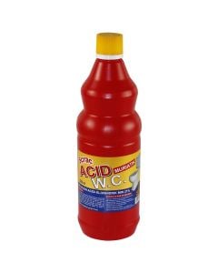 Acid , "Scrac" ,  toilet, 21 % chlorhidric, red 1 Piece