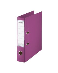 Lever archive file, Fornax, cardboard and metal, 28.5x32x8 cm, pink, 1 piece
