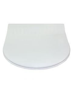 Toilet seat Luxor White,SCCQR-soft closing,material duroplast antibacterial,take off