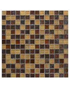 Crystal mosaic, 2.5x2.5x0.8 cm tiles