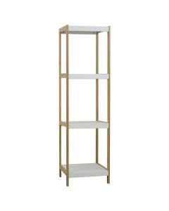 Bamboo and MDF, multyfunctional Shelf rack, 32x32x110 cm