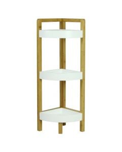 Bamboo and MDF,multyfunctional shelf rack, 23x23x77 cm