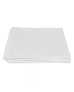 Face towel, 100% cotton, white, 400 gr/m², 50x90 cm