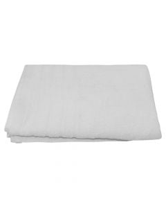 Shower towel, 100% cotton, white, 500 gr/m², 100x150 cm