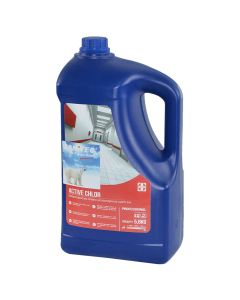 Detergjent pastrimi për dysheme, "Sanitec", klor për dysheme, 5 kg, blu, 1 copë