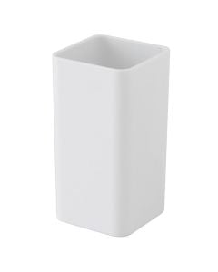 Mbajtese furce dhembesh, material plastik, ngjyre e bardhe