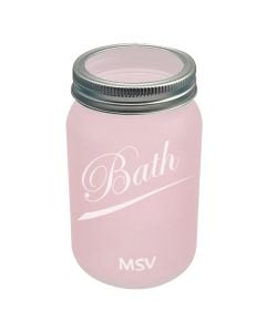 NASSAU  PINK BRUSH HOLDER