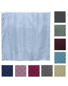 Shower curtain, polyester, assorted,180x180 cm