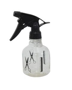 Spray bottle, plastic, 7x10x16 cm, 200 ml, transparent, 1 piece