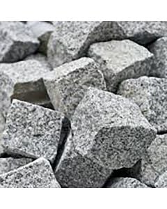 Dolomite pebble stones, grey, 10x10x5 cm