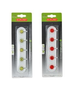 Wall mounted, white metal Hook