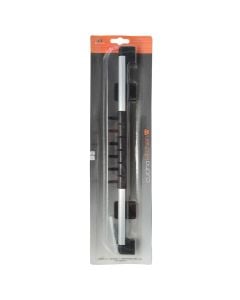 Varëse për enë kuzhine, me montim në mur, plastik, e kuqe