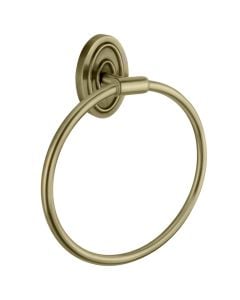 Mbajtëse peshqiri, CAMEO, me montim në mur, metal, flori antik, 16x5.5x18.5 cm