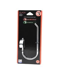 Mbajtëse peshqiri, FERIDRAS, PLAZA, me montim në mur, çelik, I kromuar