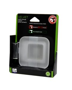 Mbajtëse sapuni, FERIDRAS, VELVET, me montim në mur, çelik, I kromuar