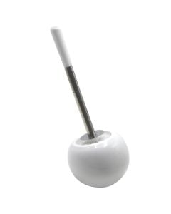 White cearmicToilete brush, 12x12 cm