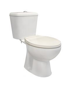 WC, ROYAL,me montim në tokë, dalje poshte, porcelan, e bardhë, 66.5x35.7x72.5 cm