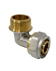 DN 16x3/4", brass male elbow 90 °