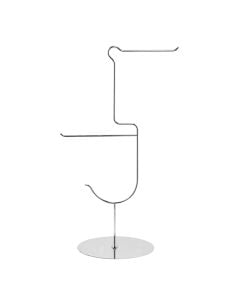 Towel holder, Bird Pellicano, for floor, stainless steel, 50x24xH88 cm