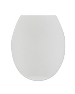Kapak tualeti, Eurostandart, duroplast, me mbyllje të ngadaltë, i bardhë, 37.5x46 cm