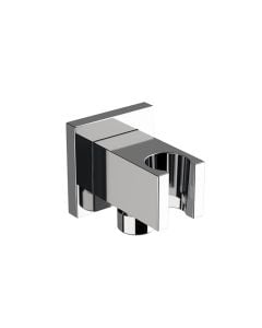 Holder for shower head, 1/2, brass